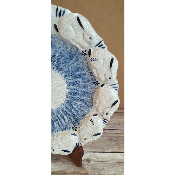 Vintage Dedham Pottery Rabbit Plate by The Potting Shed ~ Signed A2 - Picture 3 of 5